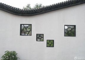 别墅围墙 庭院围墙设计