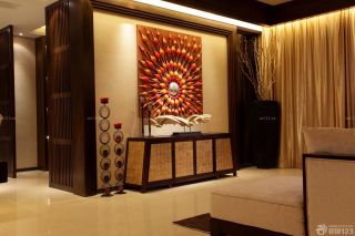 古典主义风格客厅室内装饰柜设计实景样板间