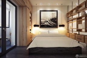 美式风格110-120平米室内卧室灯装修图