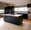 美式风格110平方房子开放式厨房装潢图