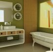 现代风格110平方房子浴室装修设计图