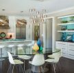 现代简约风格130平米室内厨房装修设计效果图大全2014