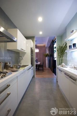 70平方家装厨房地面瓷砖效果图