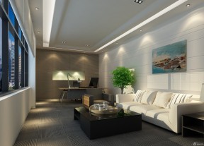 130平米客厅简单装修效果图 现代风格