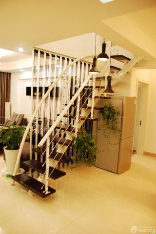 70多平米楼房房屋楼梯装修效果图片