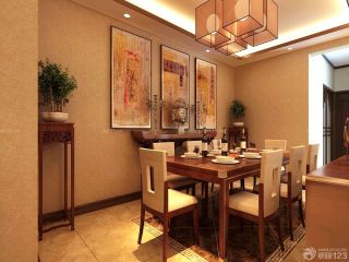 中式风格仿古家庭餐厅设计图