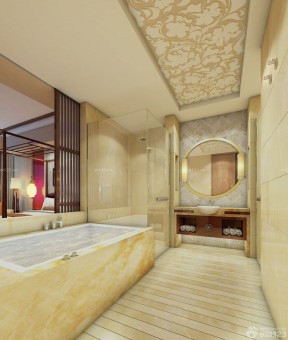 8万三居室130平米装修 家庭浴室