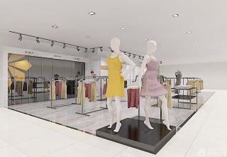 70平米女装店铺商铺装修设计图片欣赏 