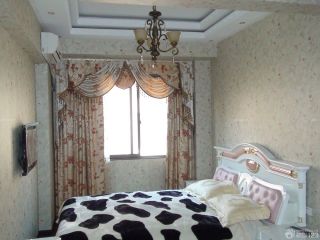 欧式风格70平米两房卧室装修效果图片