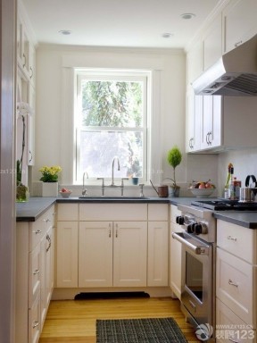 80平米两房两厅装修 厨房简约风格装修效果图