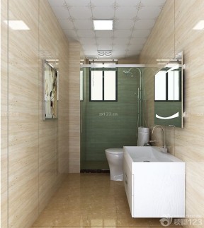 卫生间浴室集成吊顶灯装修效果图片