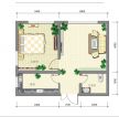 酒店式公寓60平米小户型设计图
