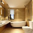 70平米一室一厅白色浴缸装修效果图片