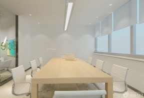 100平米办公室装修效果图 小型会议室布置装修效果图片