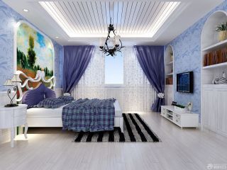 温馨浪漫小户型80平米别墅卧室装修设计图