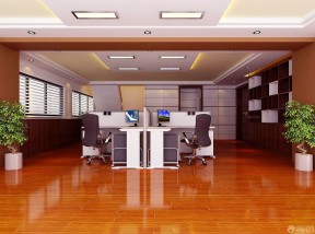 80平米办公室装修效果图 现代办公室装修风格装修效果图片