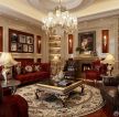 奢华古典欧式风格沙发靠背装修图片欣赏