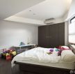90平米房屋儿童卧室白色墙面装修案例