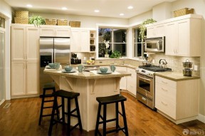 厨房设计图 大理石台面装修效果图片