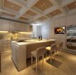 最新北欧风格120平米开放式厨房效果图