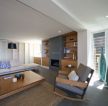 80平方简单客厅实木家具装修效果图