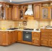 美式古典厨房实木家具装修设计效果图