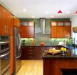 最新90平米简欧风格开放式厨房装修效果图片