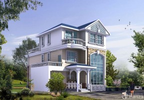 东南亚风格120平方二层半别墅设计效果图