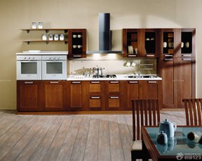 厨房装修效果图大全 实木整体橱柜图片