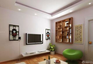 70平米小复式普通家庭客厅装修效果图