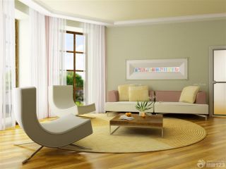两室一厅80平米客厅休闲创意椅装修图