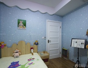 儿童套房 白色门装修效果图片