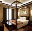 中式风格80平米小户型卧室装修效果图
