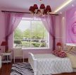 80平米小户型卧室粉红色壁画装修效果图