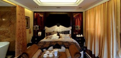 欧式卧室古典风格装修效果图