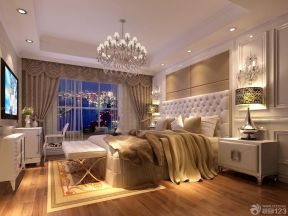欧式风格150多平米的房子卧室装修效果图欣赏