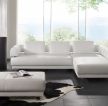 最新黑白时尚客厅沙发摆放设计装修效果图