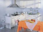 70平米两室一厅小厨房厨房餐厅一体装修装饰效果图