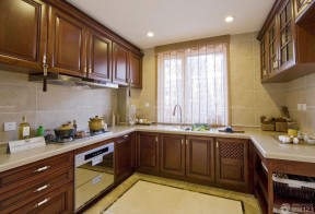 70平米两室一厅小厨房装饰效果图 整体厨房