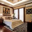 最新90方房子卧室床头装饰画装修效果图