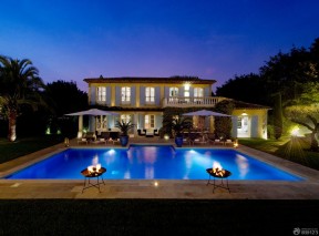 世界上最豪华的别墅游泳池设计装修效果图片