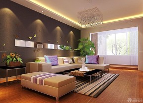 70平米房最省钱的装修 客厅沙发背景墙装修