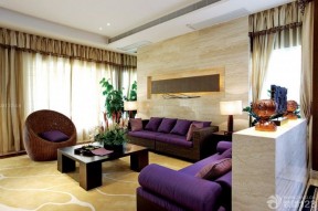 后现代设计风格客厅沙发颜色搭配欣赏