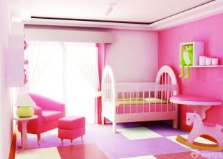 小型房屋粉色墙面装修效果图