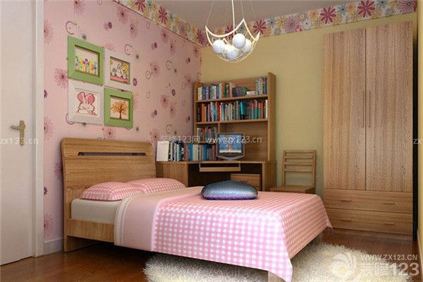 粉色调卧室装修效果图