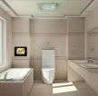 现代时尚房子卫生间浴室装修设计效果图
