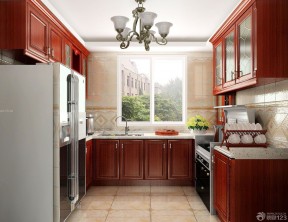 70平米小户型厨房装修效果图 欧派整体橱柜图片