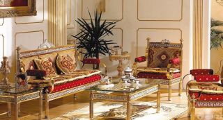 欧式家装客厅布艺沙发套设计效果图