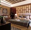 最新东南亚风格80后卧室装修效果图