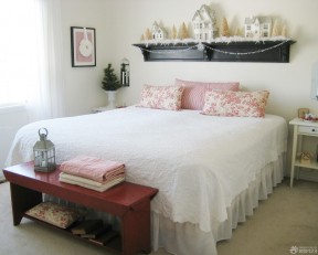 90平米小三居装修图 美式卧室装修效果图